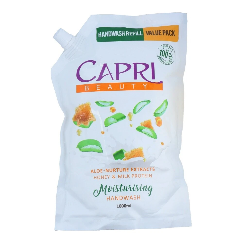 Capri Beauty Aloe Nature Extracts Honey & Milk Protein Moisturising Hand Wash 1000 ml