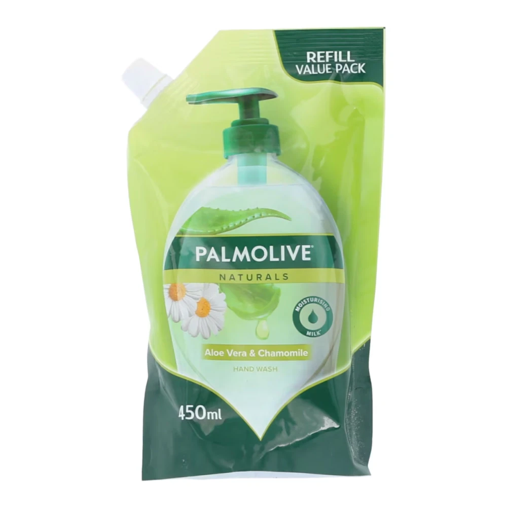 Palmolive Naturals Aloe Vera & Chamomile Hand Wash 450ml Refill Pouch