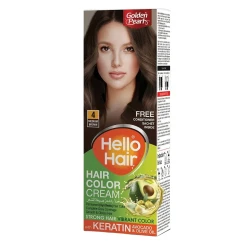 Golden Pearl Hello Hair Hair Color Cream Medium Brown 4