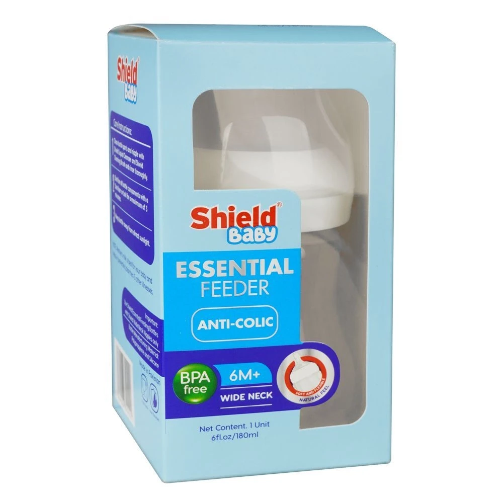 Shield Baby Essential Feeder Anti Colic  6M+ 180ml
