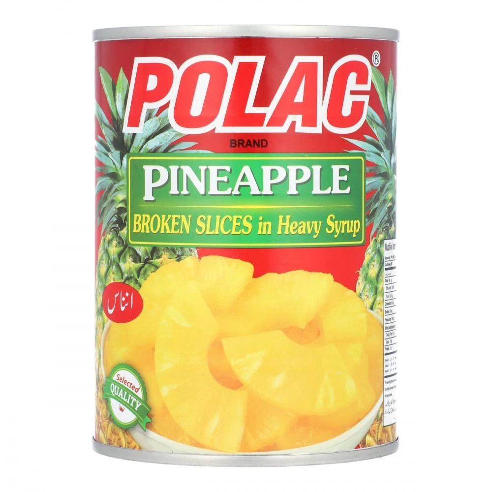 Polac Pineapple Broken Slices In Heavy Syrup 540gm