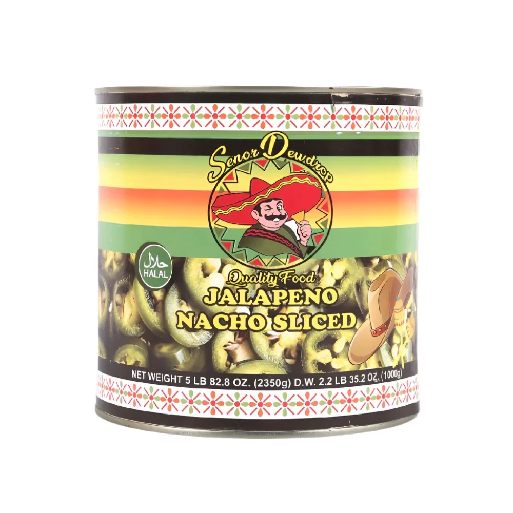 Dewdrop Jalapeno Nacho Sliced 2200gm