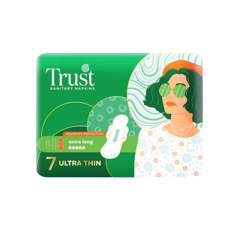 Trust Ultra Thin Extra Long Sanitary Napkins 7 Pcs