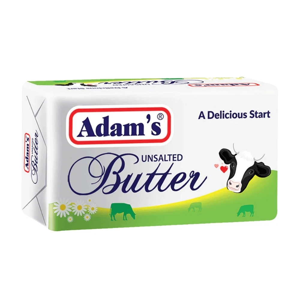 Adams Unsalted Butter 200 gm