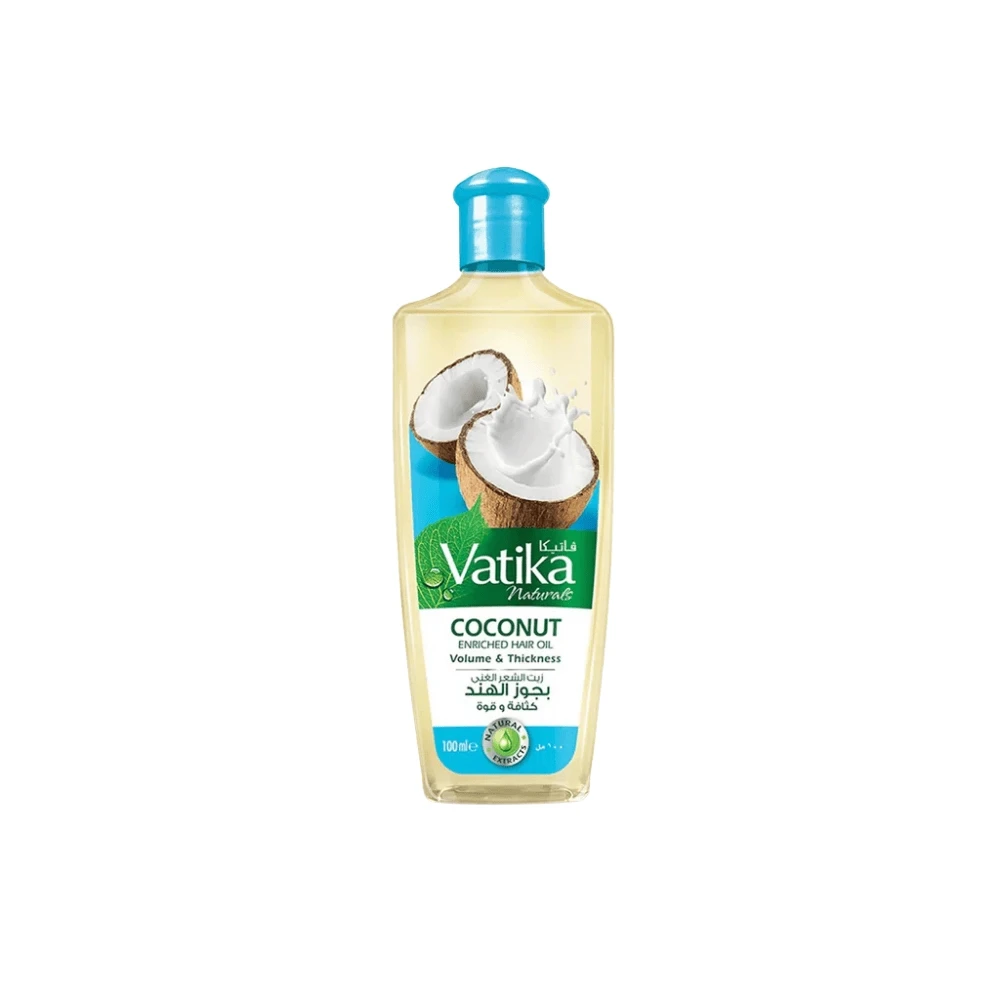 Vatika Natural Coconut Enriched Hair Oil Volume & Thickness 100ml