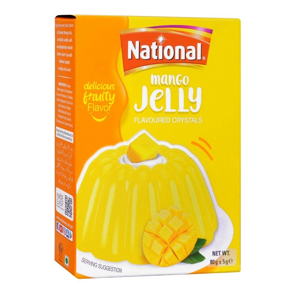 National Mango Jelly Flavoured Crystals 80gm