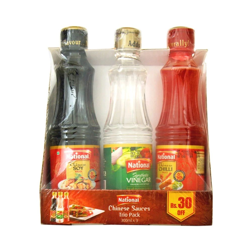 National Chinese Sauces Savers Pack 300ml x 3
