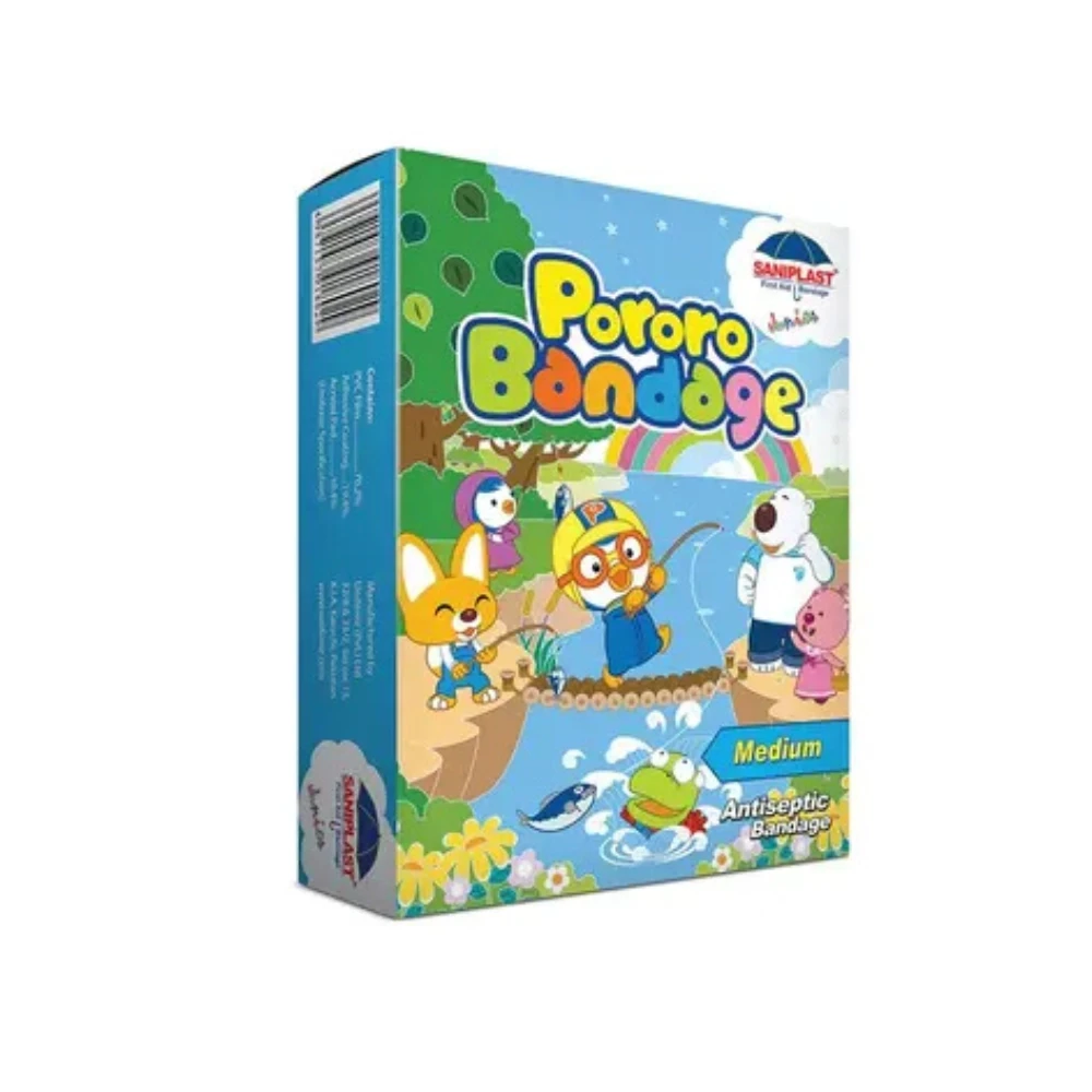 Saniplast Junior Pororo Antiseptic Bandage Medium Summer 20 Pcs
