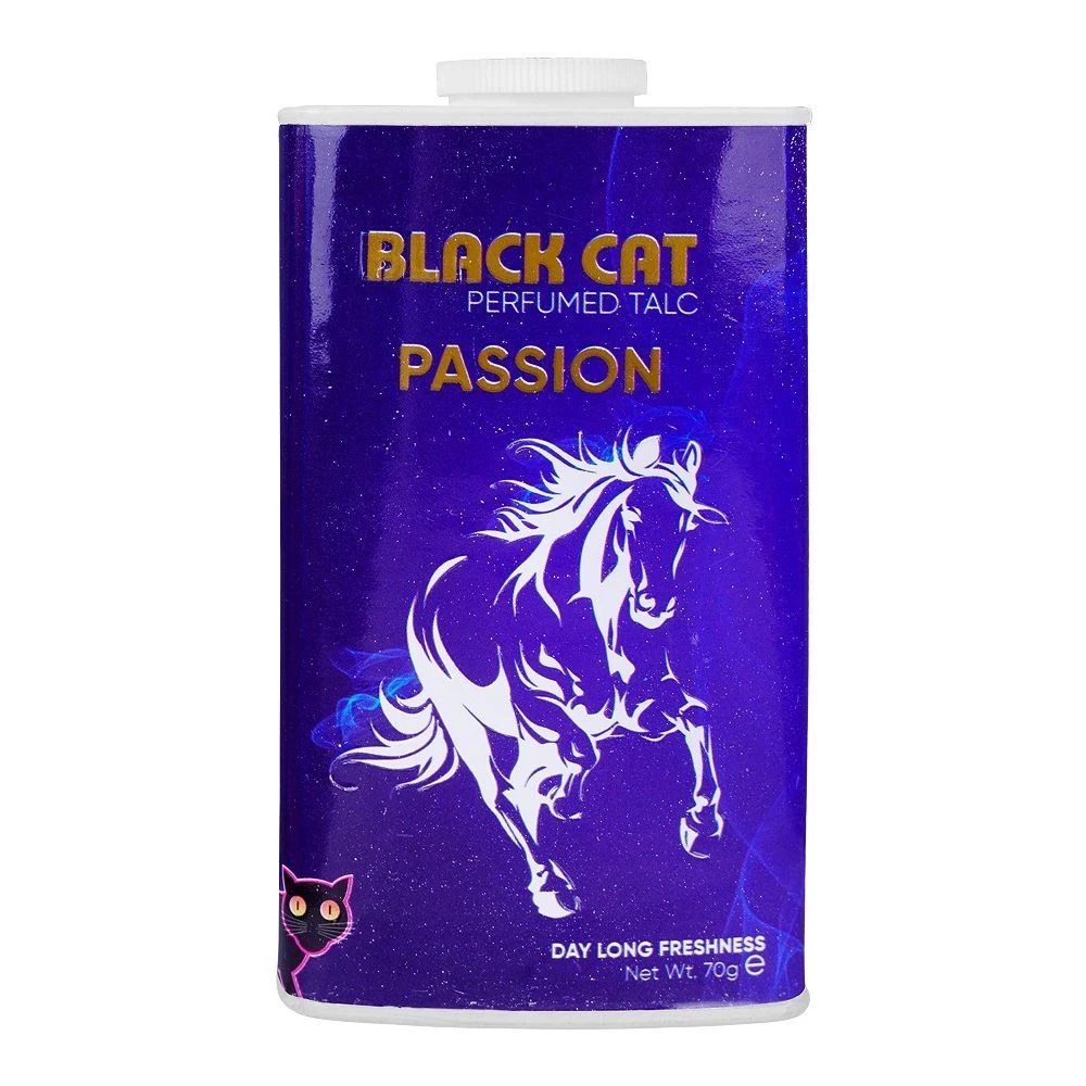 Black Cat Perfumed Talcum Passion 70g