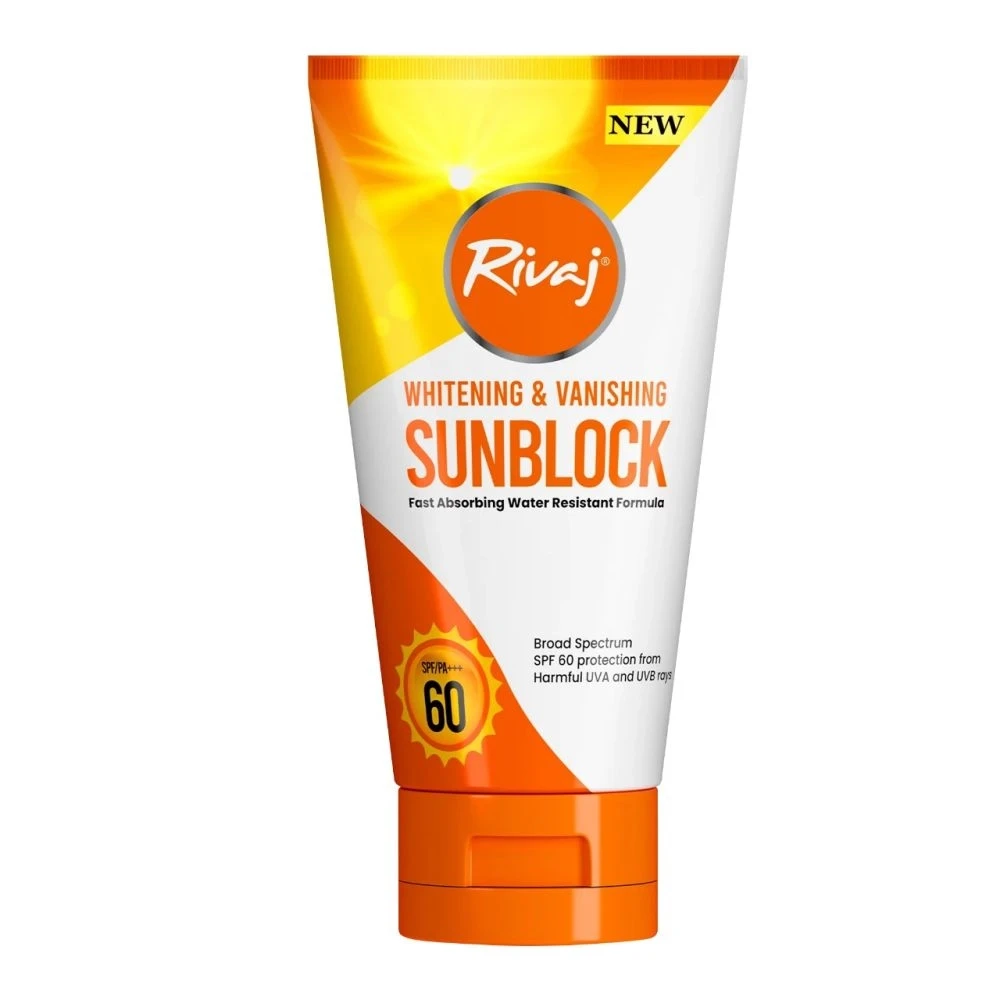 Rivaj Whitening & Vanishing Sunblock SPF/PA+++ 60 100ml
