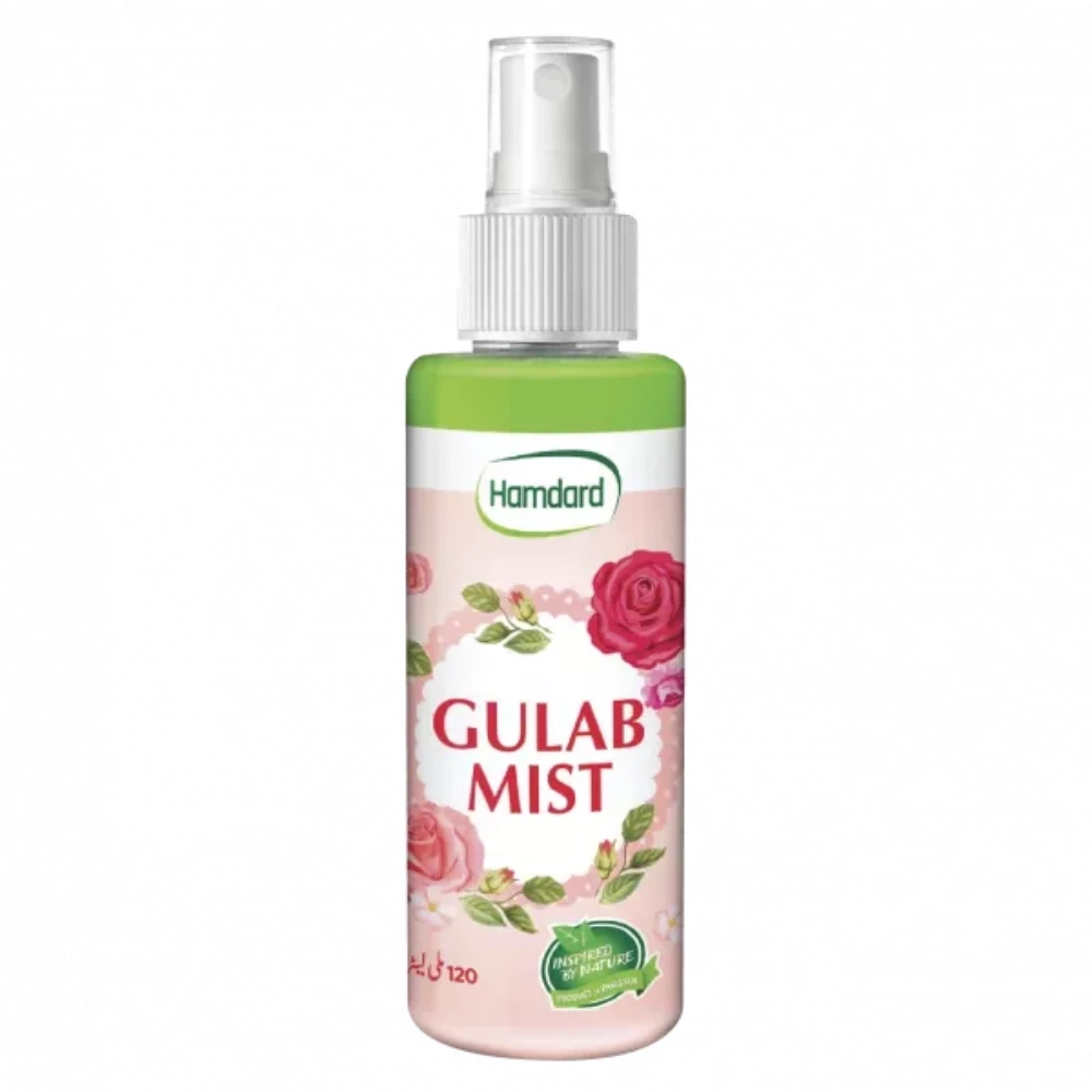 Hamdard Gulab Mist 120ml Unani Medicine