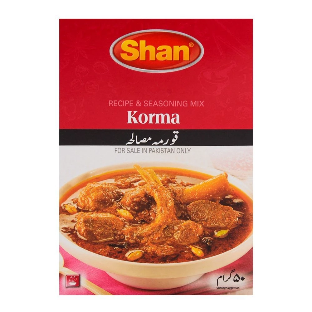 Shan Korma Recipe & Seasoning Mix 50gm