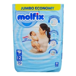 Molfix Diapers No.2 Mini 3-6 Kg 70Pcs