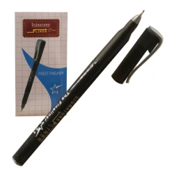 Signature Fineliner Black 10 Pcs