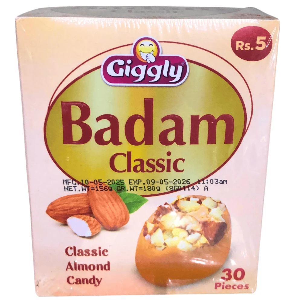 Giggly Badam Classic Almond Candy 30 Pcs