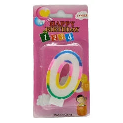 Birthday Candle Number 0