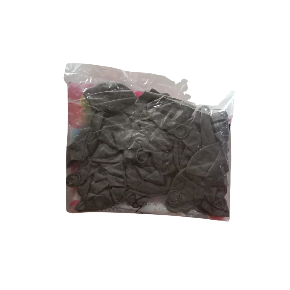 Metallic Black Color Ballons 24Pcs