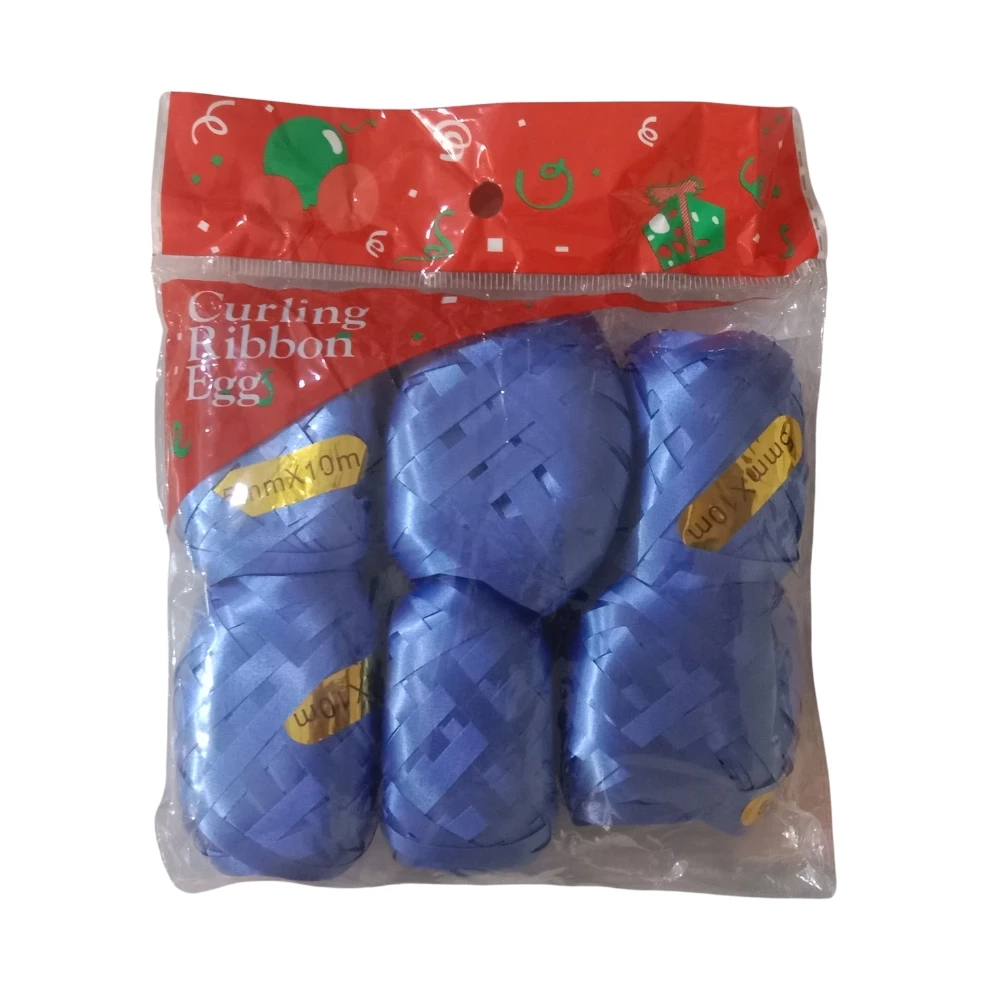 Curling Ribbon Egg 6 Pcs Assorted Color