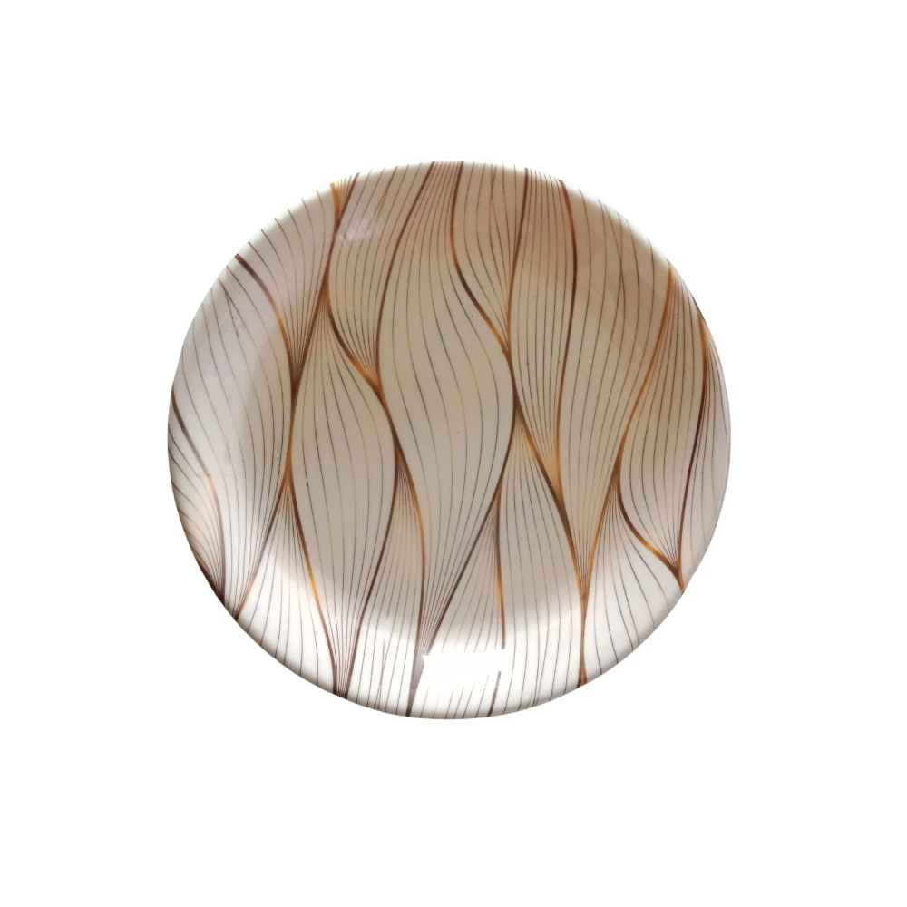 Melamine Warm Sandstone Small Plate
