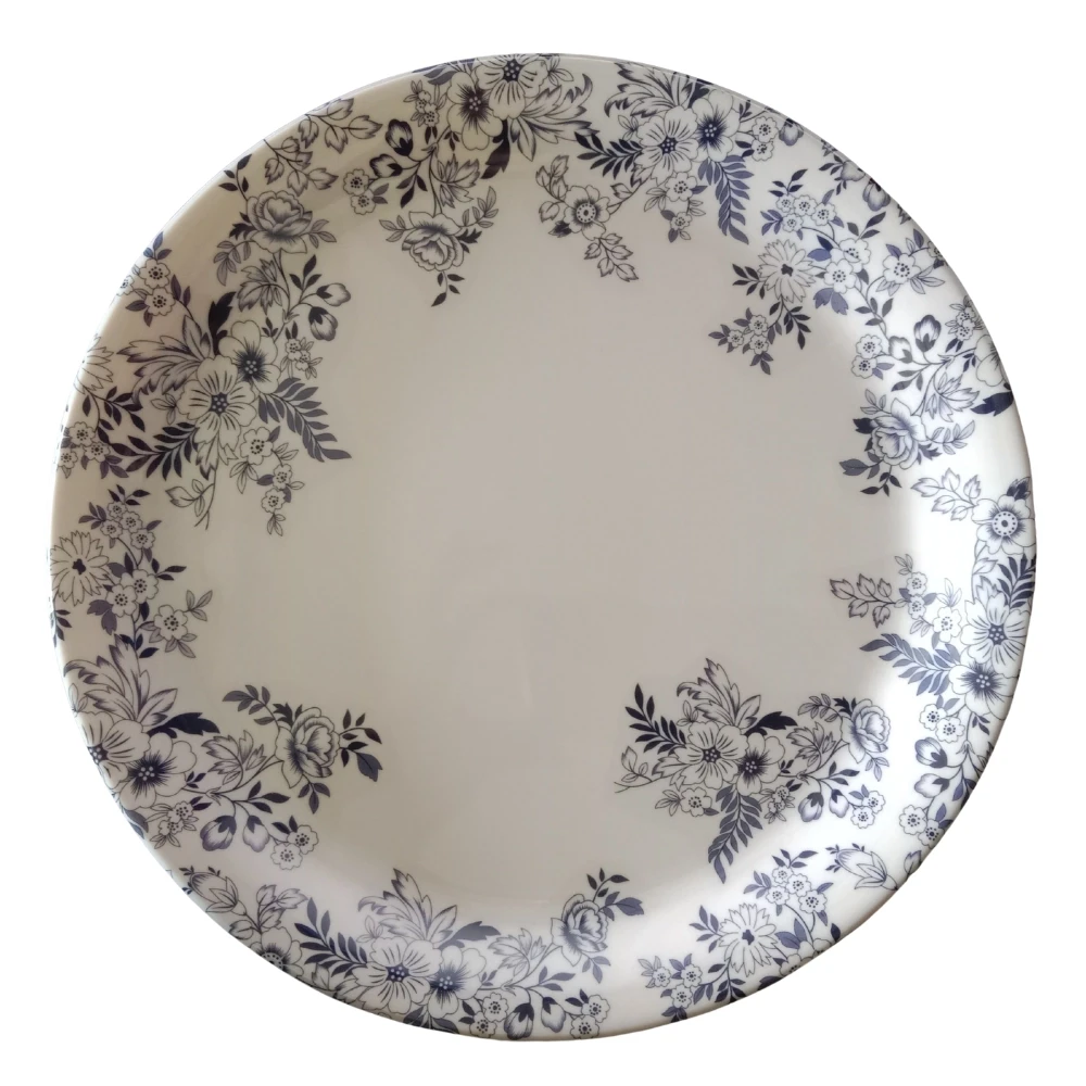 Melamine Midnight Floral Large Plate
