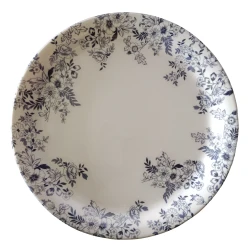 Melamine Midnight Floral Large Plate
