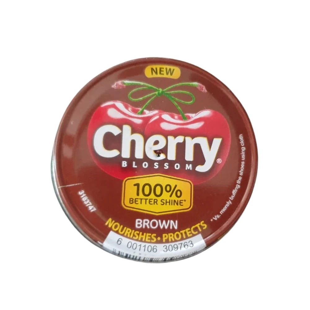 Cherry Blossom Shoe Polish Brown 42ml