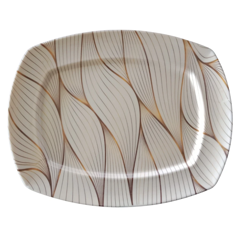 Melamine Warm Sandstone Tray