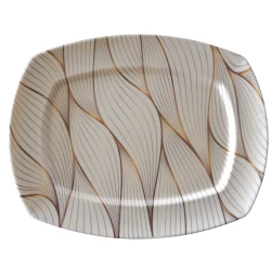 Melamine Warm Sandstone Tray