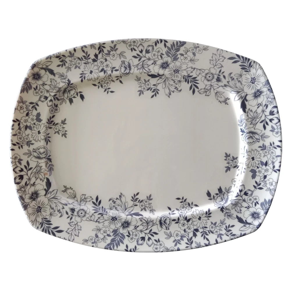 Melamine Midnight Floral Tray