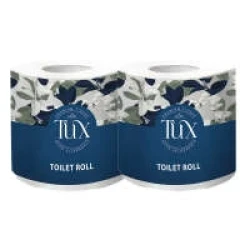 Tux Toilet Rolls Tissues Twin Pack