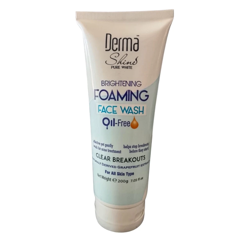 Derma Shine Foaming Face Wash Oil Free 200g