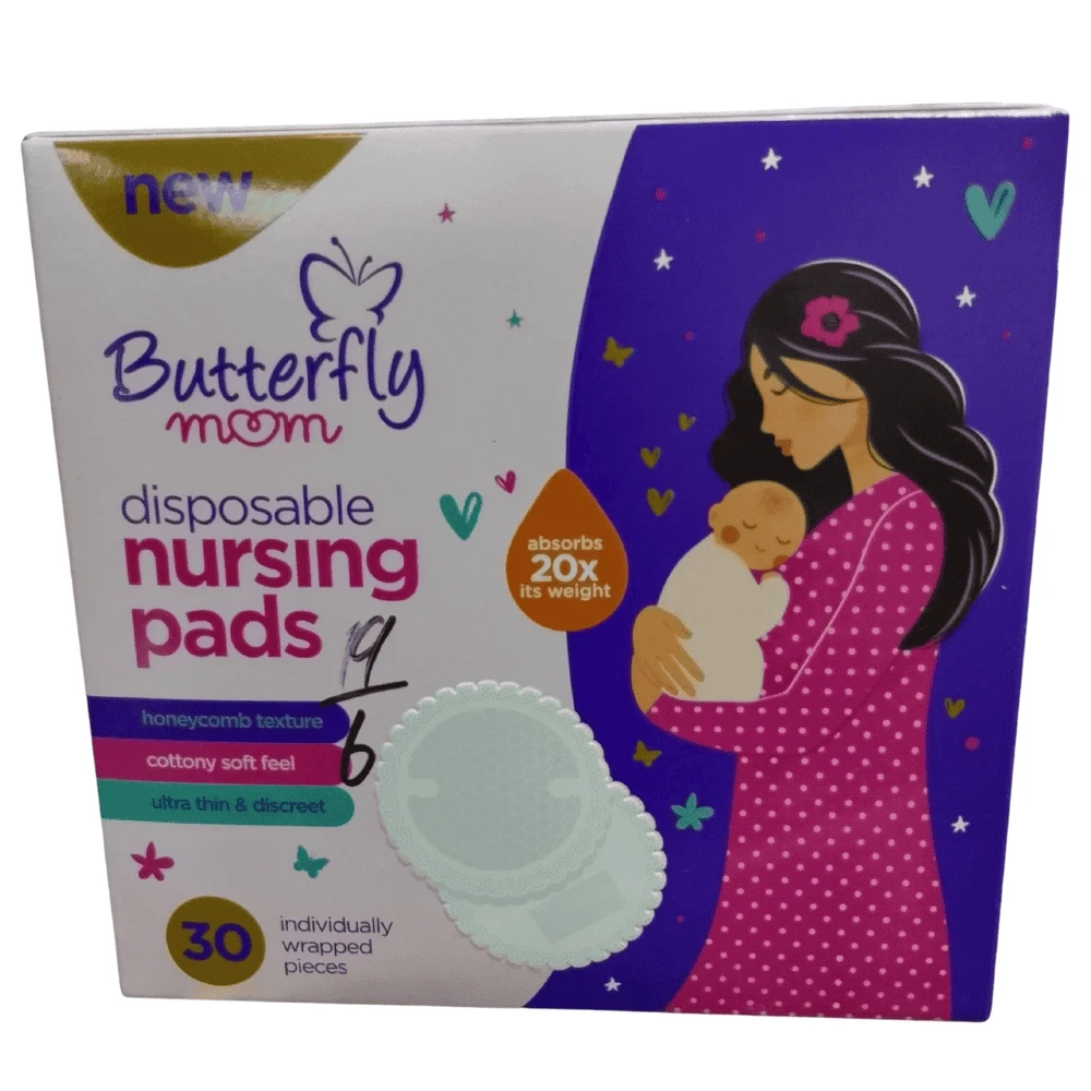 Butterfly Mom Nursing Pads 30 Pads