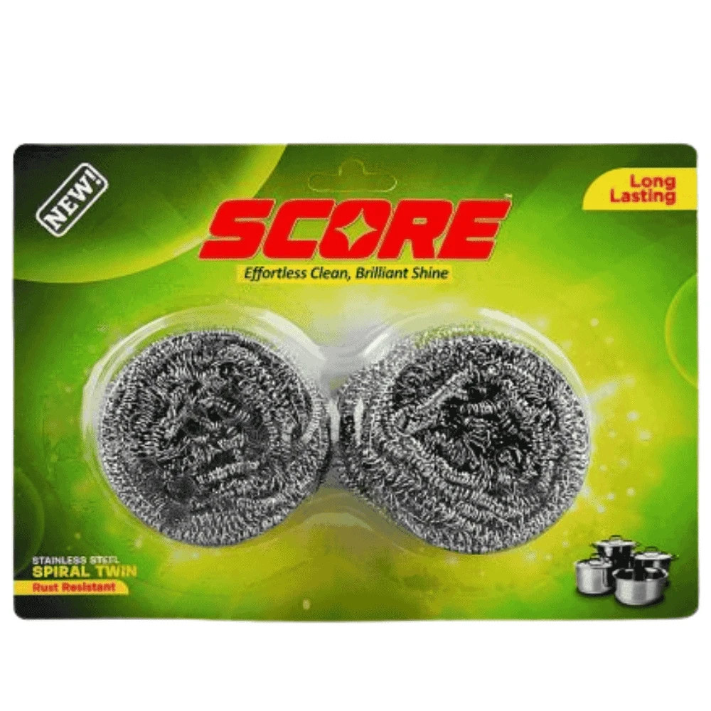 Score Stainless Steel Spiral Twin, 2-Pack