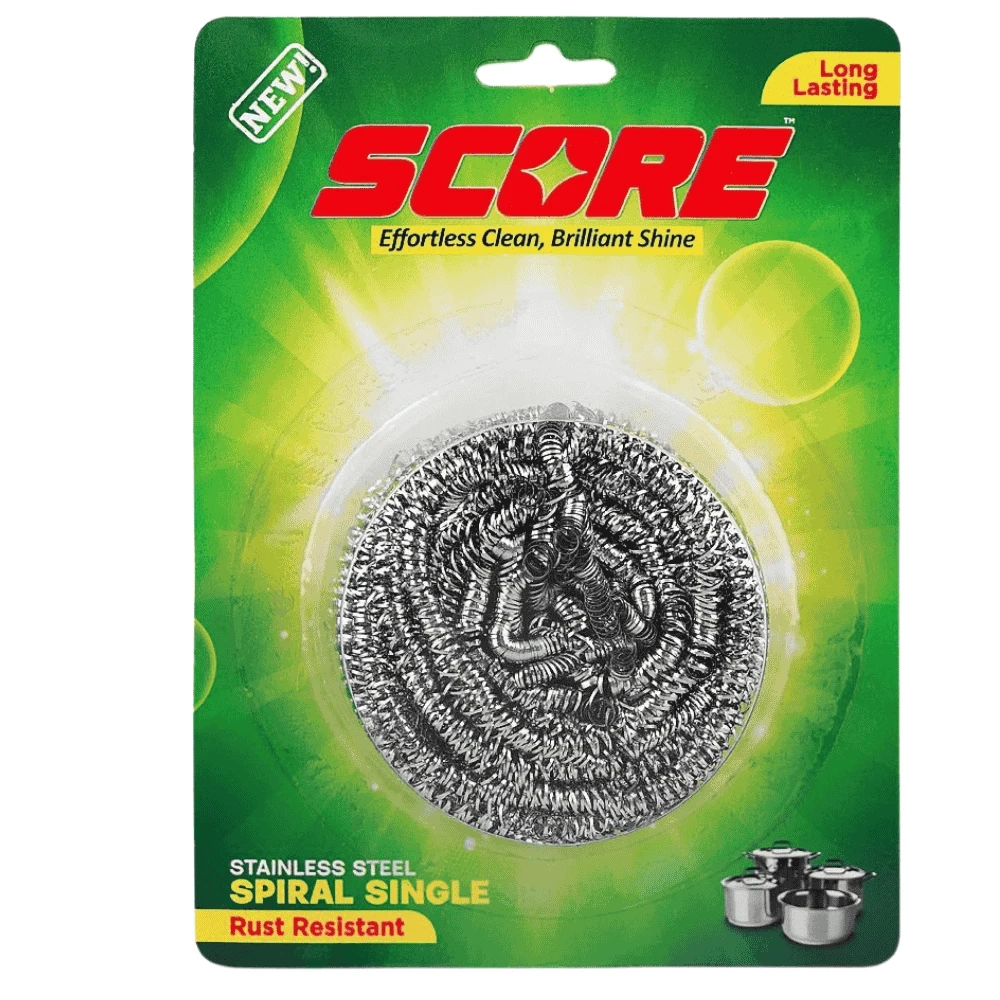 Score Stainless Steel Spiral Single, 1-Pack Small