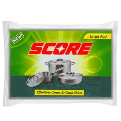 Score Kitchen Green Scourer, Large Pad, 1-Pack