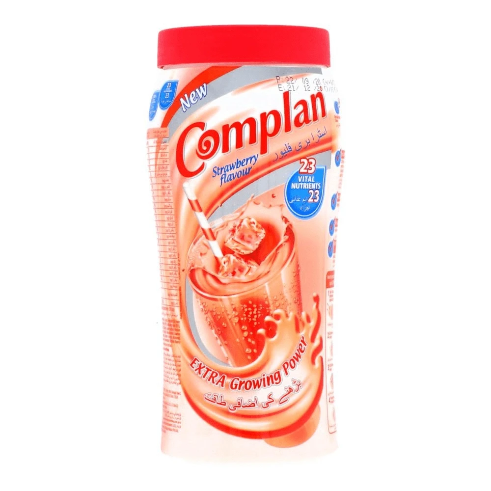 Flash Complan Strawberry Flavor Jar 400gm
