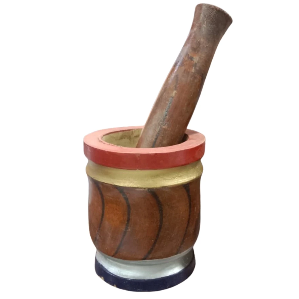 Wooden Dori Danda (Mortar & Pestle) Large