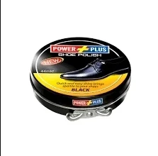 Power Plus Black Shoe Polish Shiner 44ml