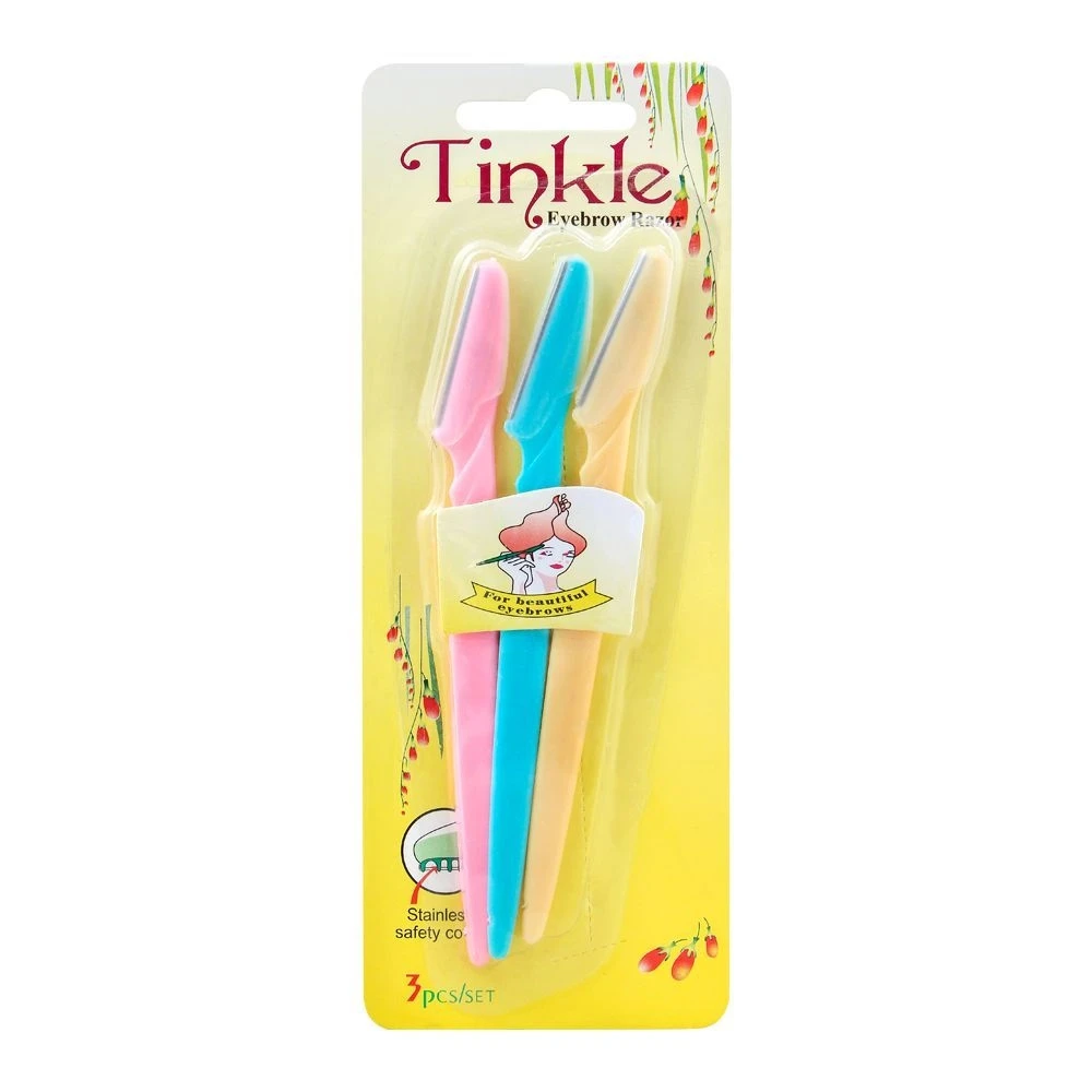 Tinkle Women Eyebrow Razor 3-Pcs