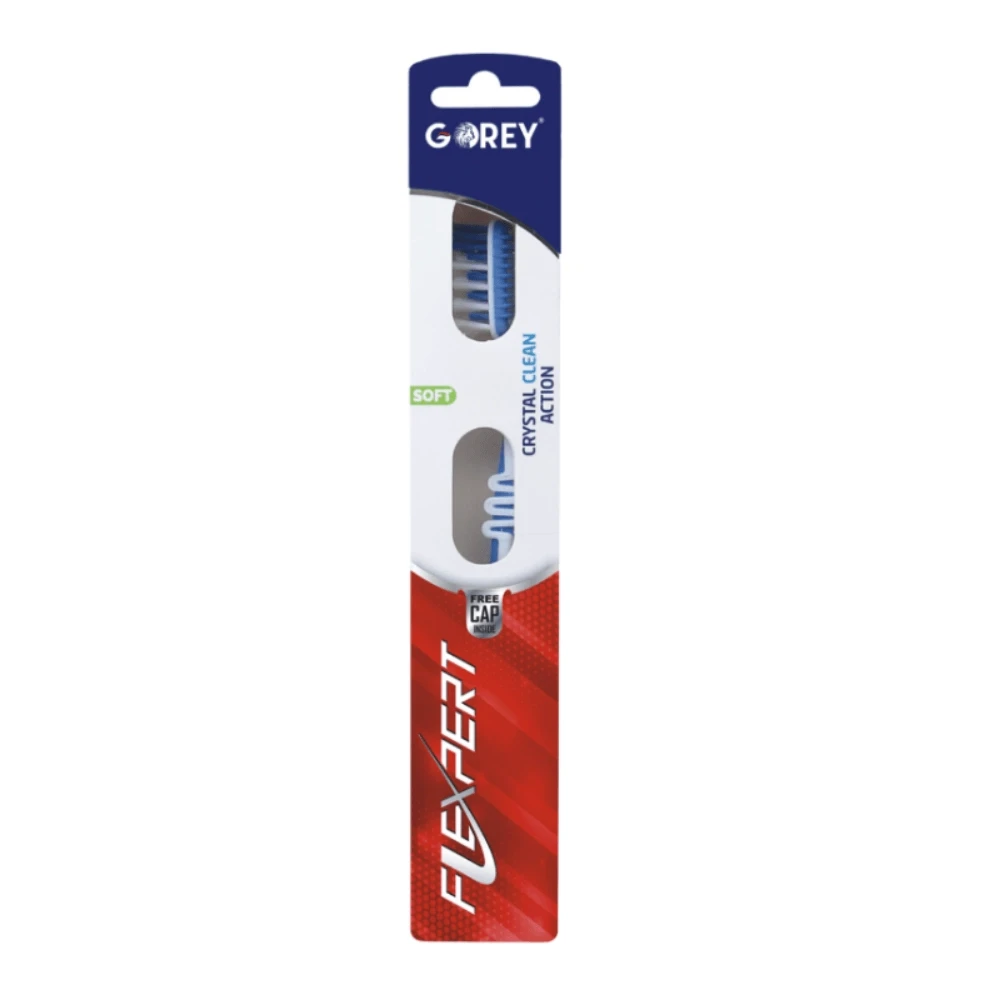 Gorey Flexpert Toothbrush Soft Crystal Clean Action