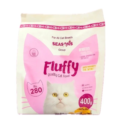 Seasons Fluffy Cat Food Real Chicken And Real Fish 400g