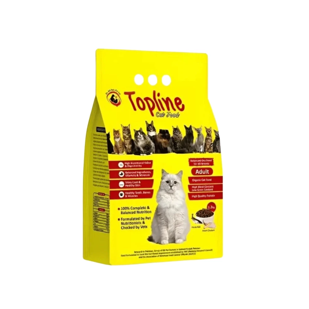 Topline Cat Food Adult Fish & Chicken 1.2 Kg
