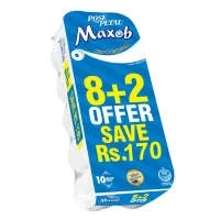 Rose Petal Maxob Toilet Roll 10 Pack (8+2Free)