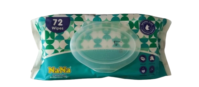 Nana Personal Care Multipurpose wipes 72 wipes
