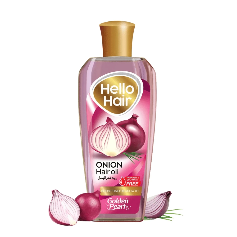 Golden Pearl Hello Hair Onion Herbal Oil 200ml