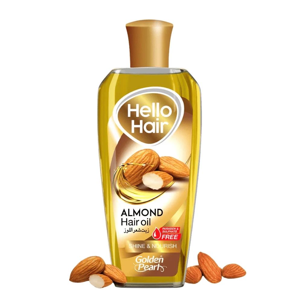 Golden Pearl Hello Hair Almond Hair Oil 200ml