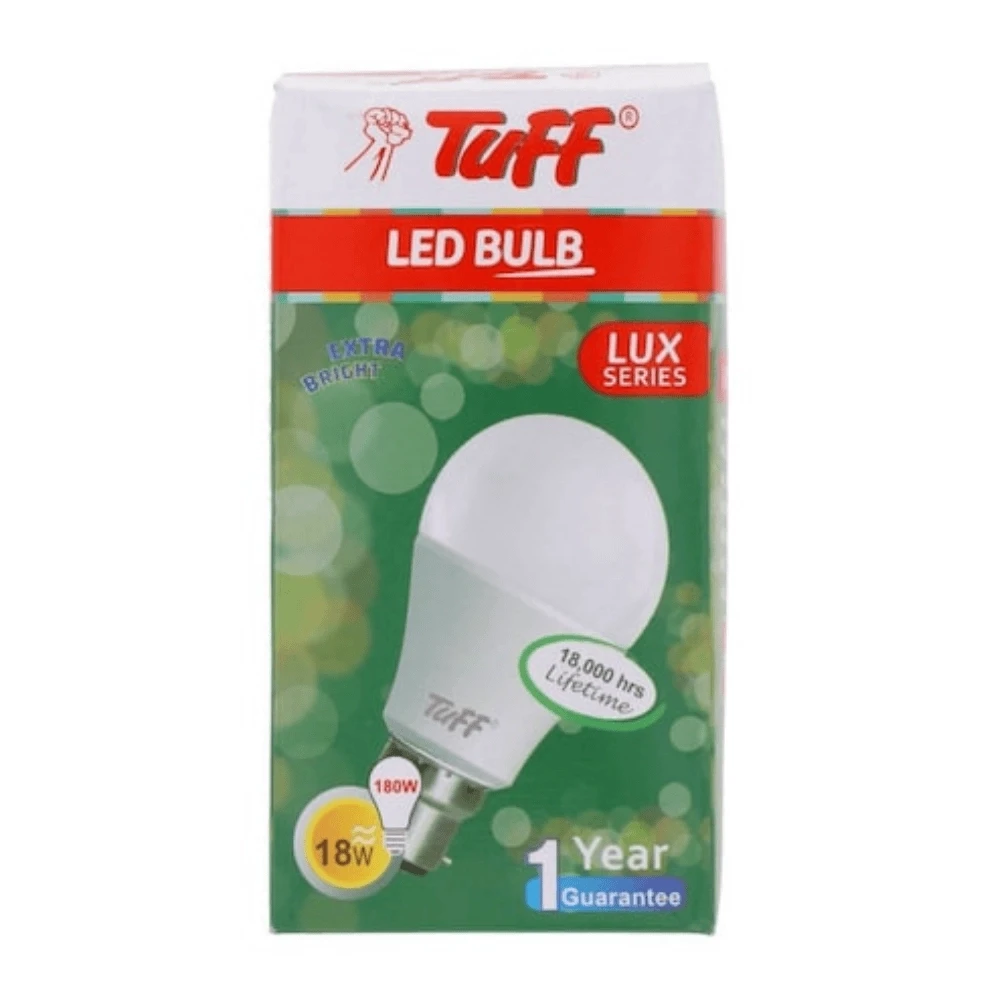Tuff Led Bulb 18 Watt Extra Bright Pin B22