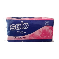 Solo Ultra Soft Facial Tissue 2 Ply