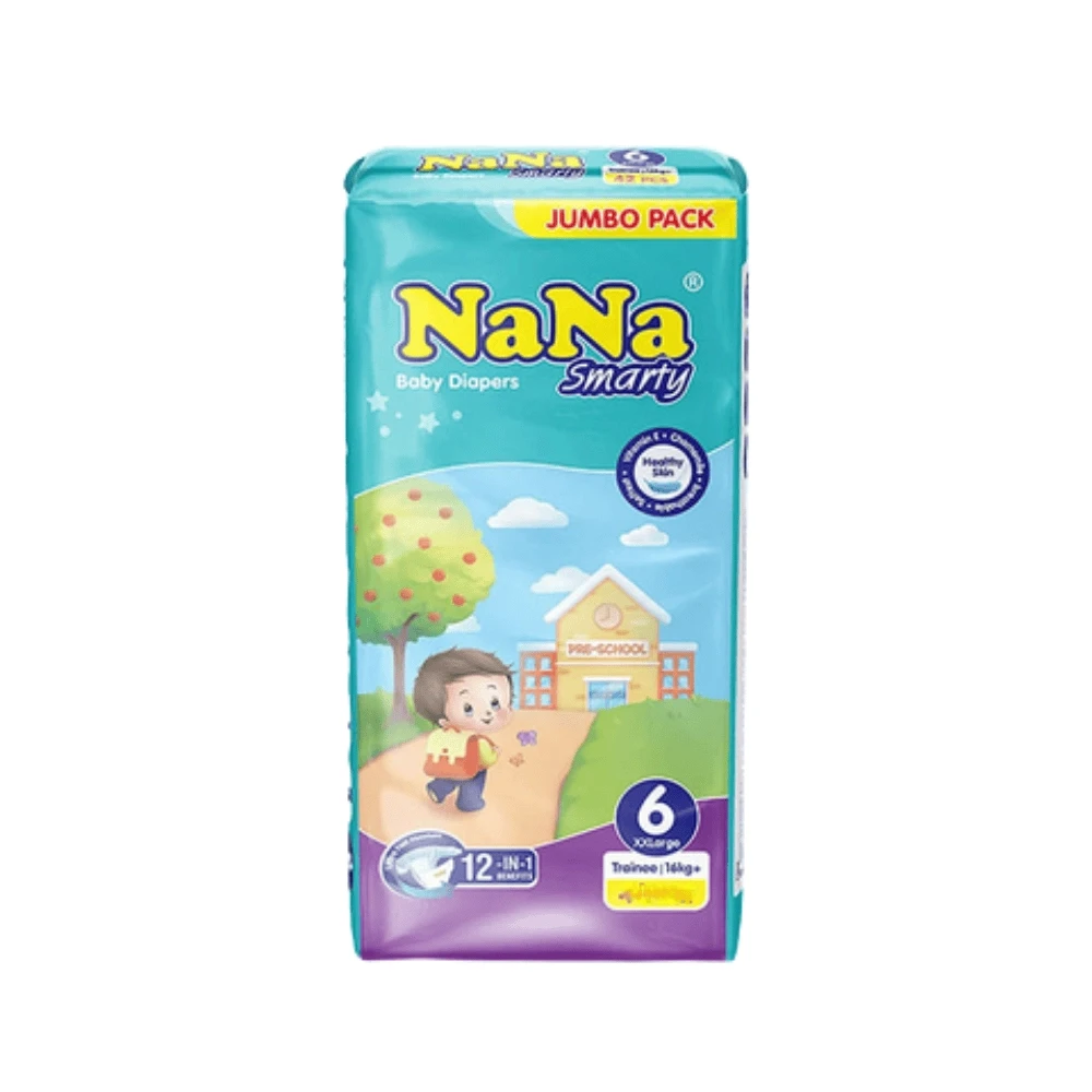 Nana Baby Diapers Smarty 6 XX Large 52 pcs 16Kg+