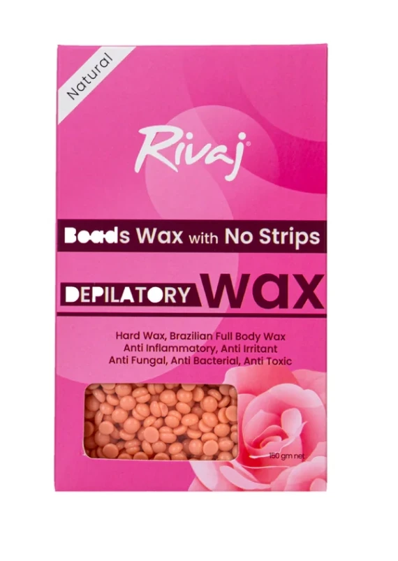 Rivaj Beads Wax Depilatory Rose 150g